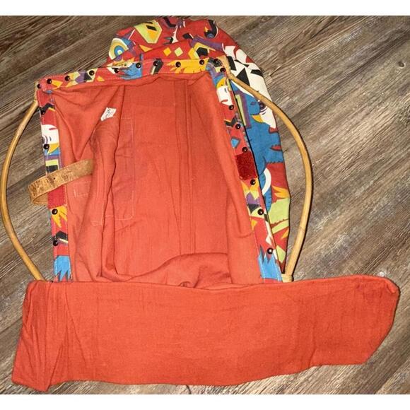 Sun N Sand Vintage Large Doctors Cotton Rhino Handbag Tribal Buckle Bag - Picture 15 of 15